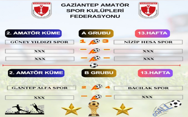 2. AMATÖR KÜME MAÇ SONUÇLARI